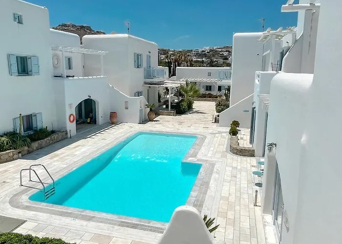 بيت للعطل Blue Daisy House, Ornos, By Myconbay Mykonos أورنوس